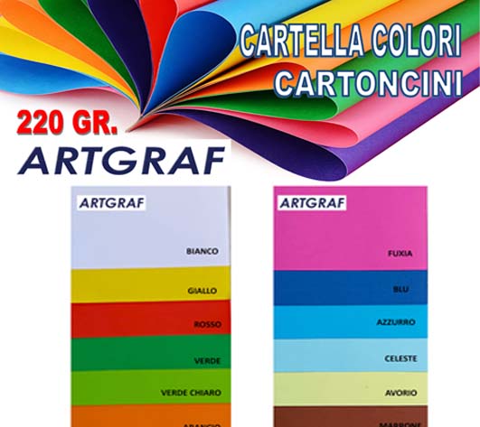 Colori cartoncini colorati