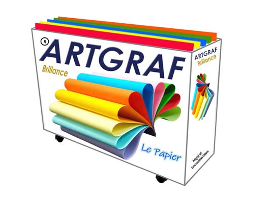 Espositore cartoncini colorati