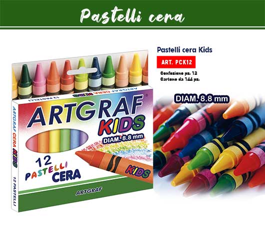 Pastelli Cera Kids 12